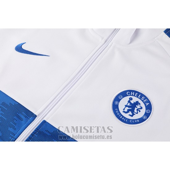 Chaqueta del Chelsea 2019-2020 Blanco y Azul